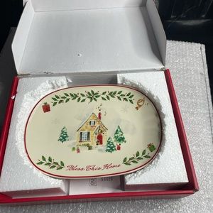 Lenox "Bless This Home" platter